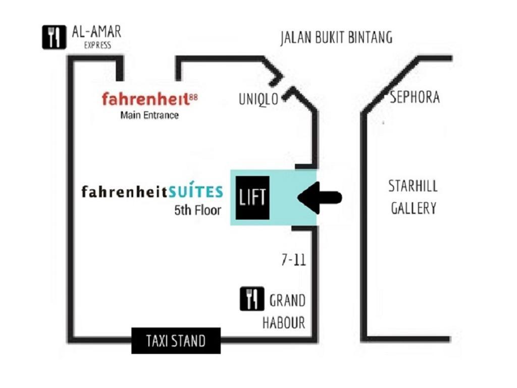 Fahrenheit Suites Bukit Bintang, Kuala Lumpur Buitenkant foto